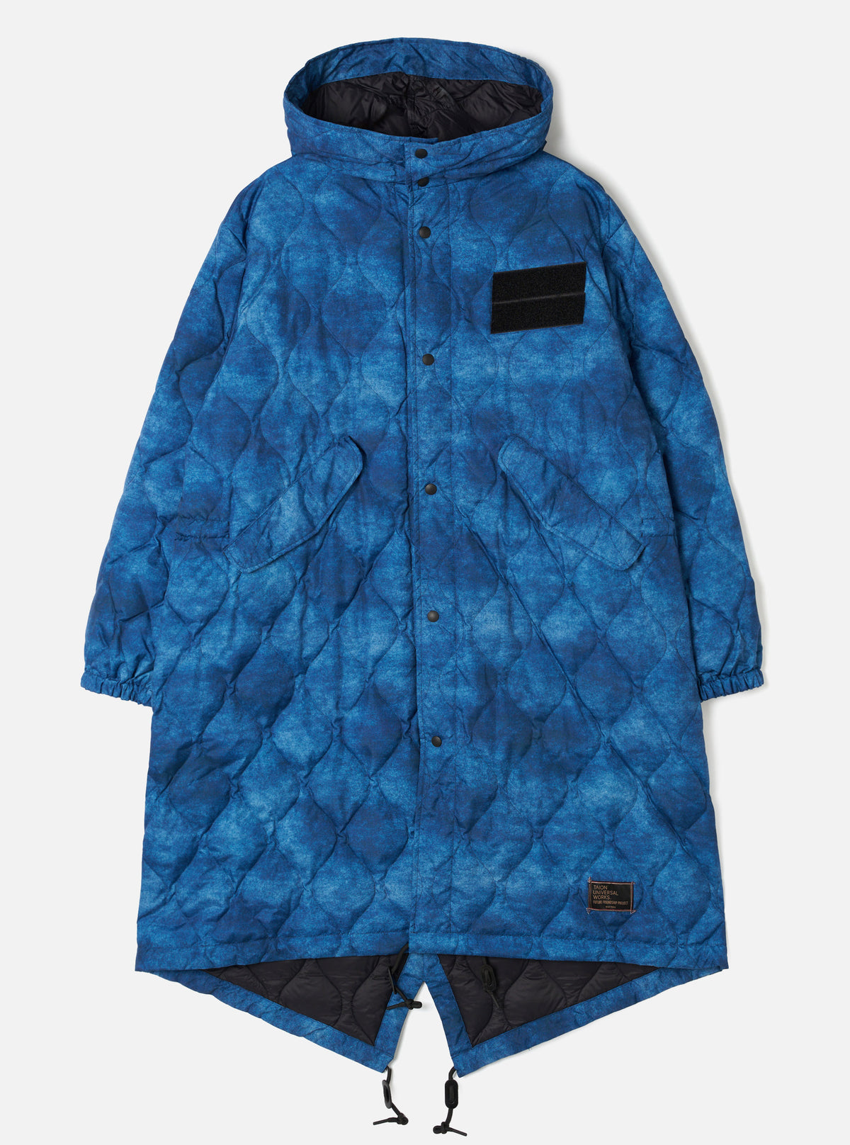 TAION x Universal Works Cloud Camo Military Hard Shell Down Mod Parka