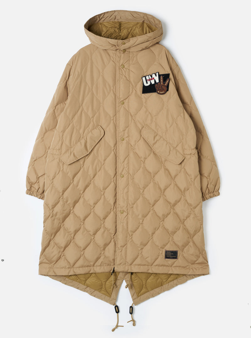 TAION x Universal Works Coyote Military Hard Shell Down Mod Parka