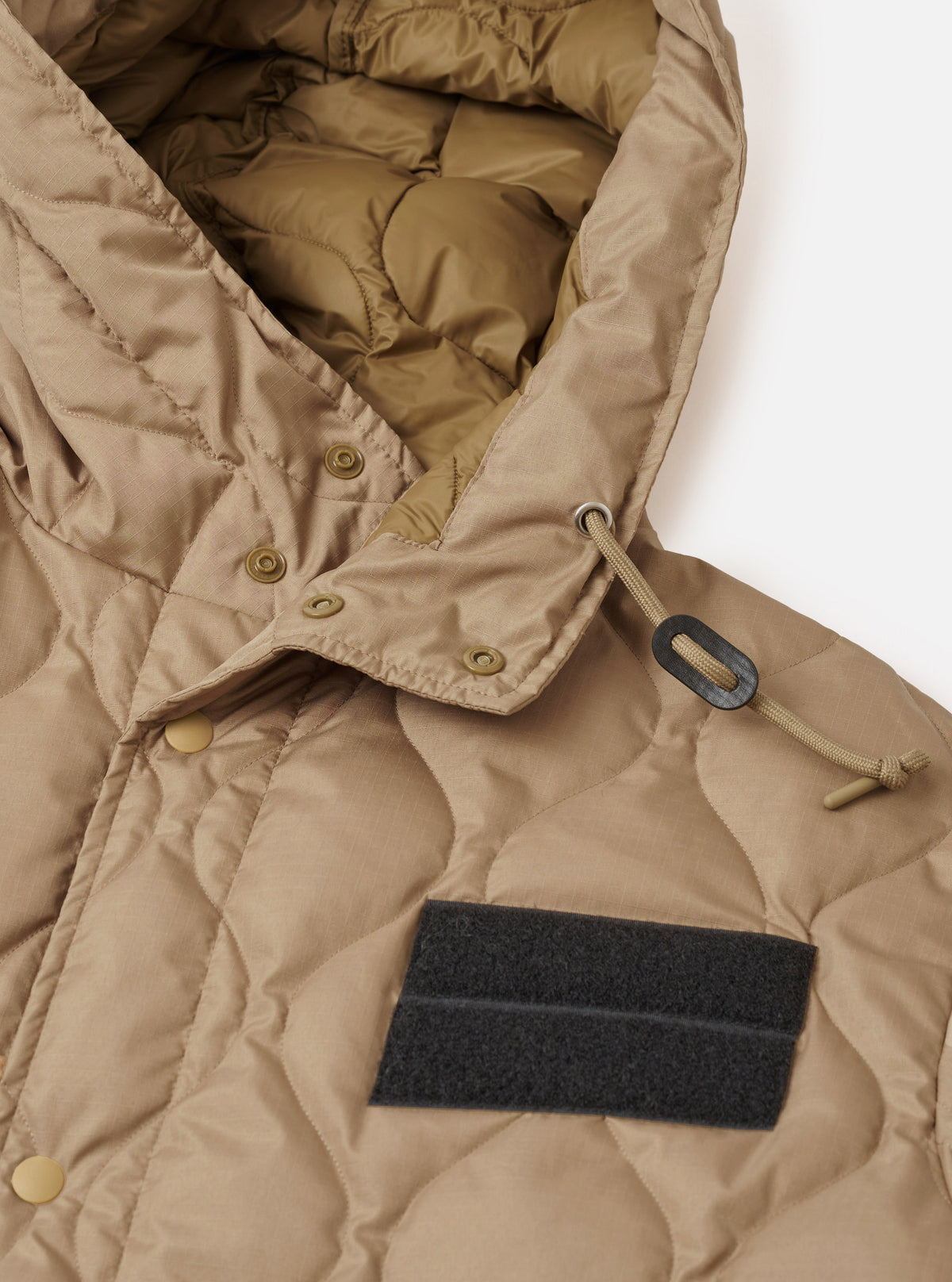 TAION x Universal Works Coyote Military Hard Shell Down Mod Parka