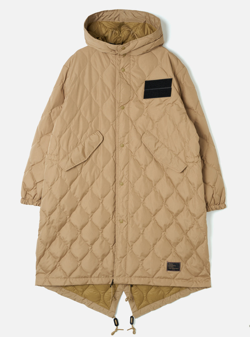 TAION x Universal Works Coyote Military Hard Shell Down Mod Parka