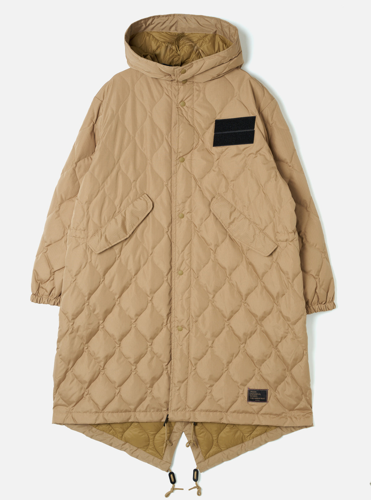 TAION x Universal Works Coyote Military Hard Shell Down Mod Parka