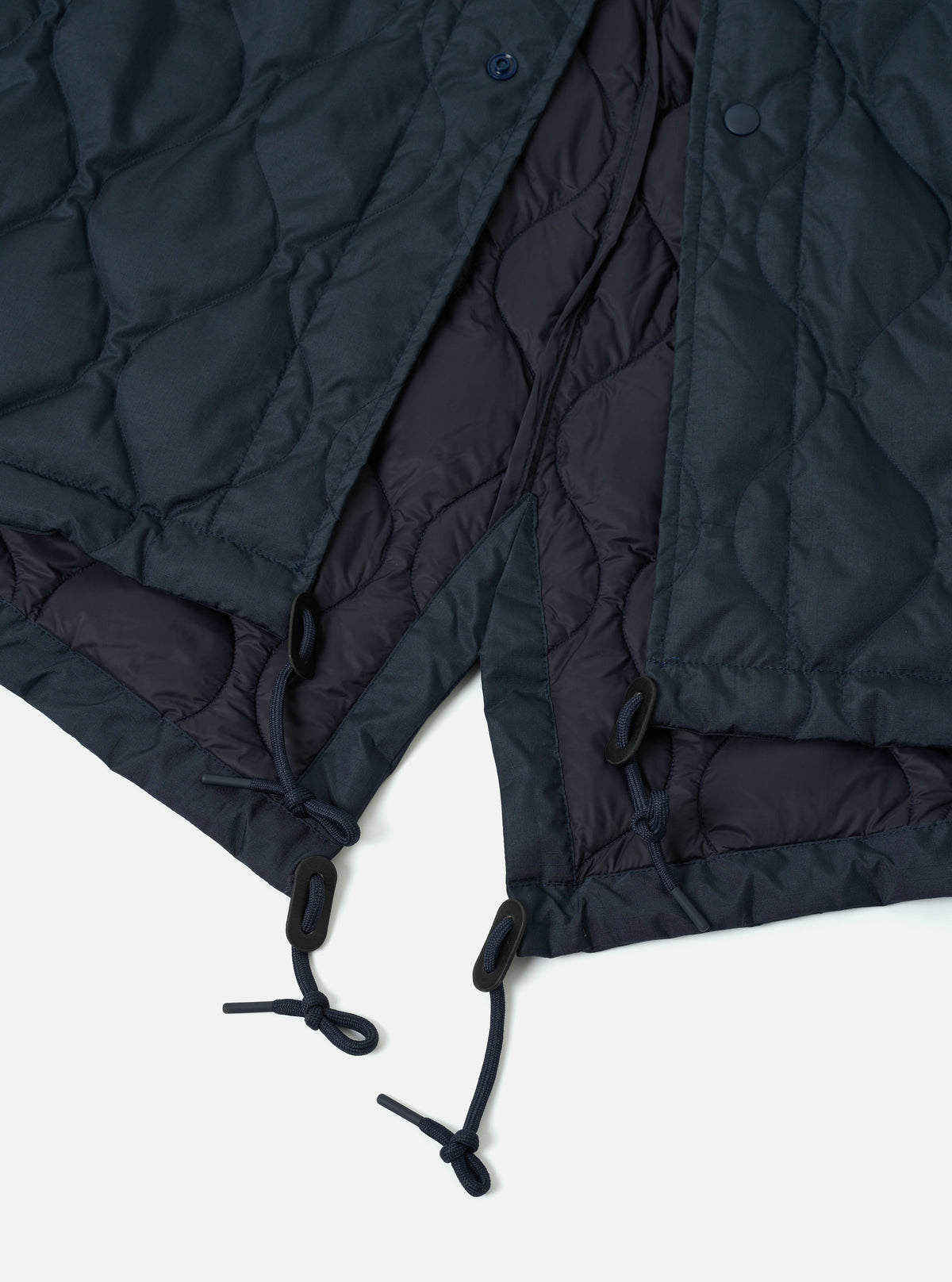TAION x Universal Works Dark Navy Military Hard Shell Down Mod Parka