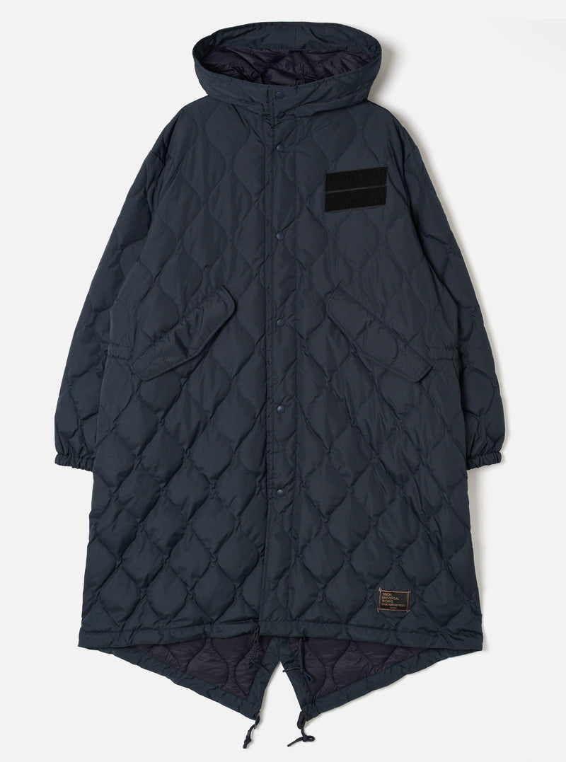 TAION x Universal Works Dark Navy Military Hard Shell Down Mod Parka