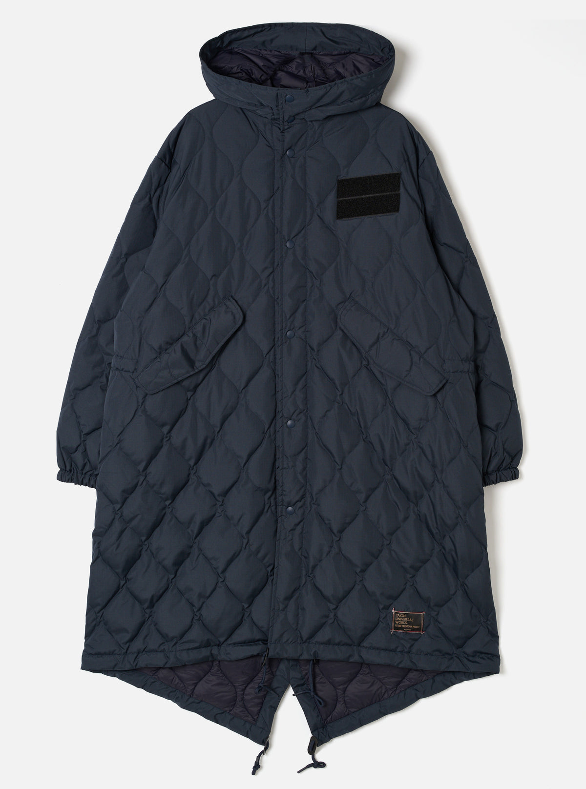 TAION x Universal Works Dark Navy Military Hard Shell Down Mod Parka