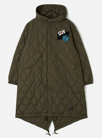 TAION x Universal Works Dark Olive Military Hard Shell Down Mod Parka