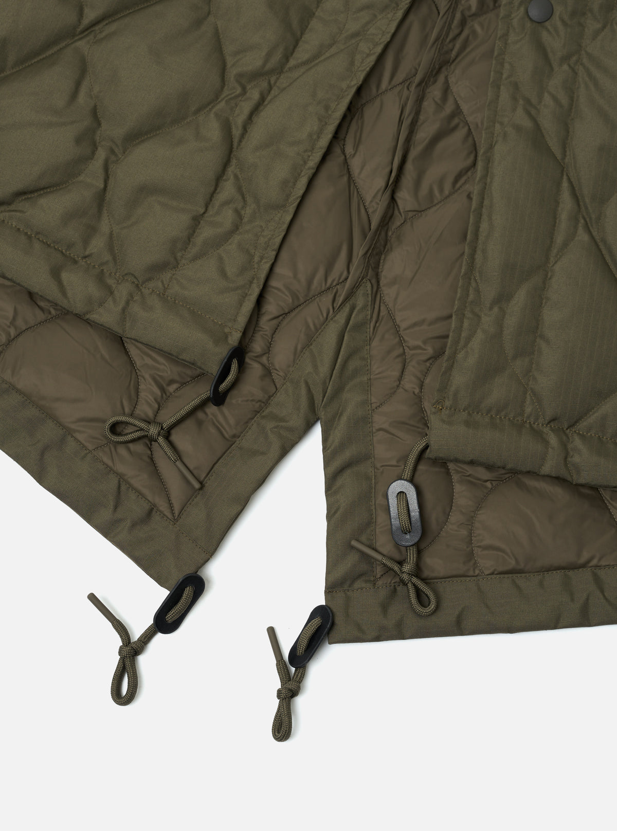 TAION x Universal Works Dark Olive Military Hard Shell Down Mod Parka