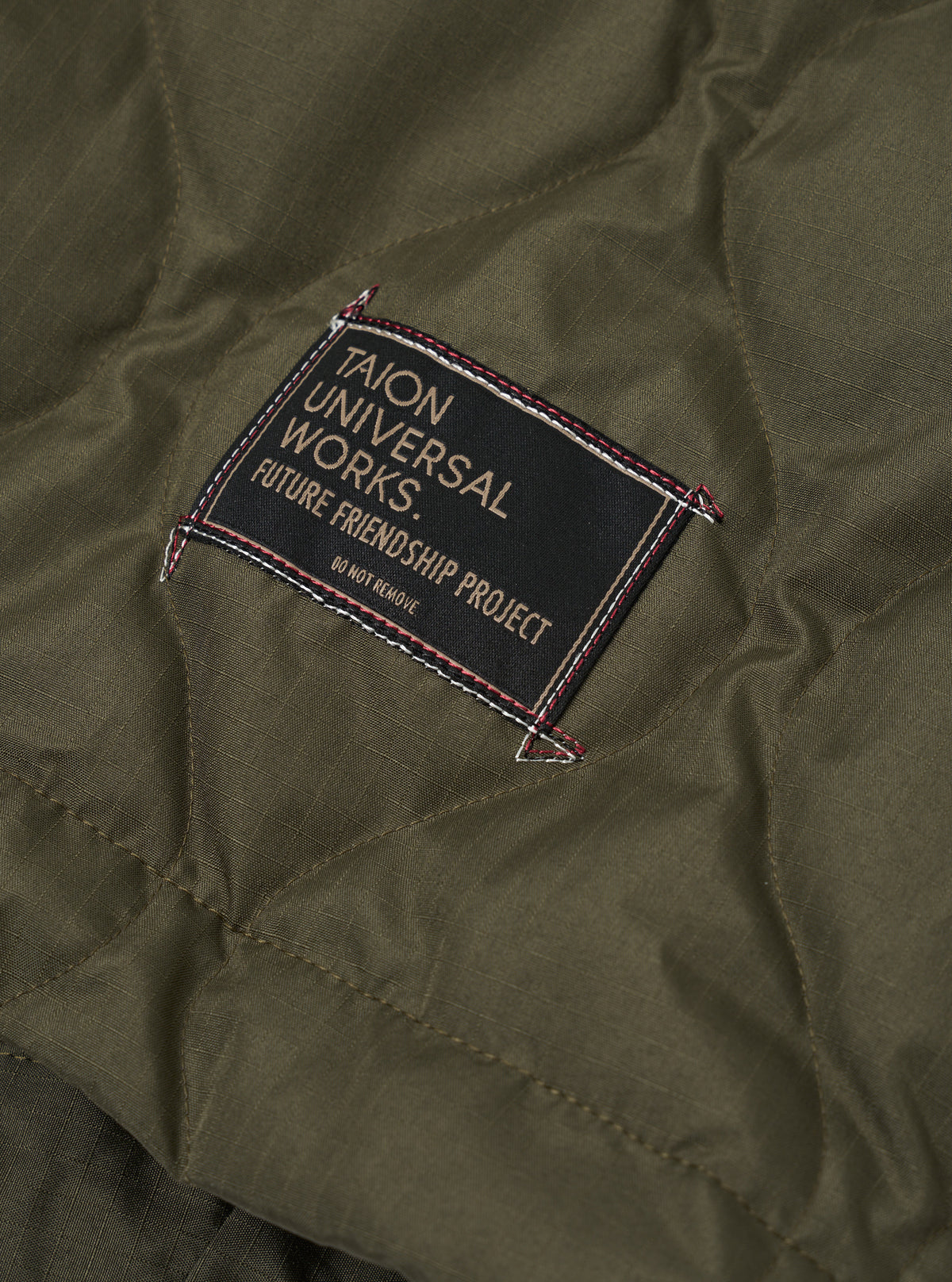 TAION x Universal Works Dark Olive Military Hard Shell Down Mod Parka
