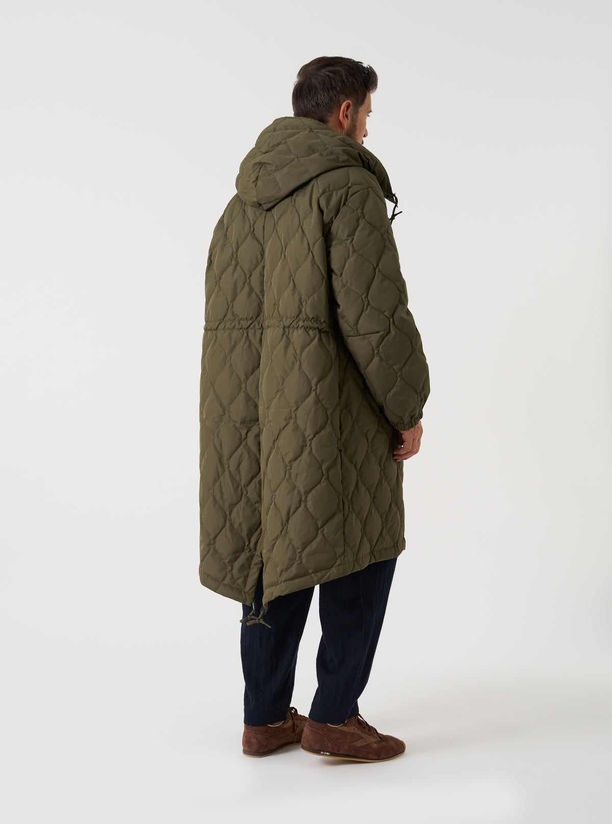 TAION x Universal Works Dark Olive Military Hard Shell Down Mod Parka