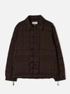 TAION x Universal Works Brown Nylon Soft Shell Down Rams Jacket
