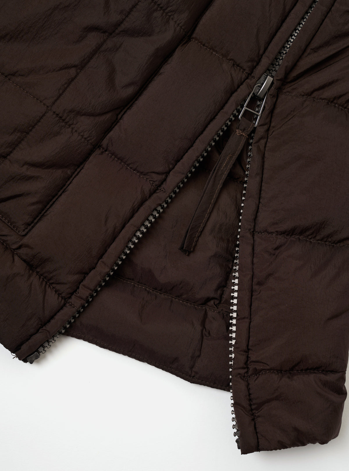 TAION x Universal Works Brown Nylon Soft Shell Down Rams Jacket
