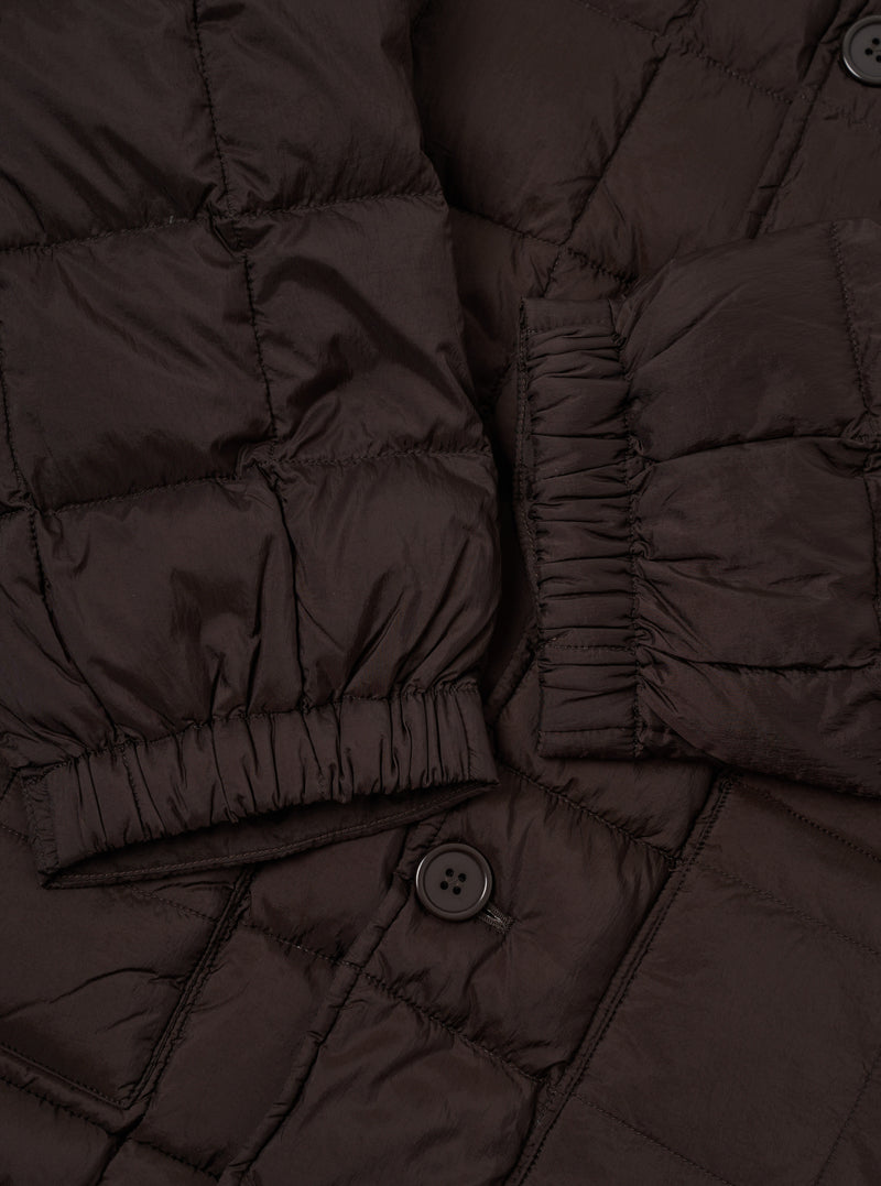 TAION x Universal Works Brown Nylon Soft Shell Down Rams Jacket