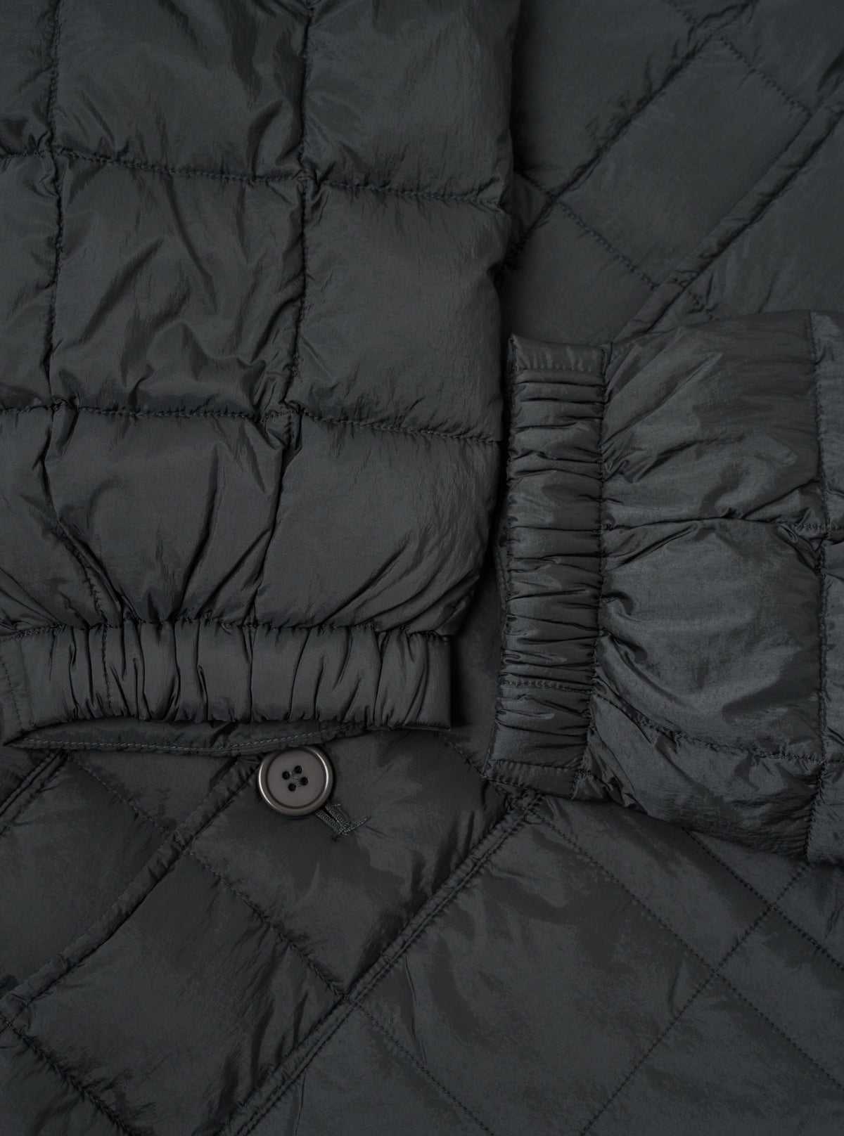 TAION x Universal Works Charcoal Nylon Soft Shell Down Rams Jacket