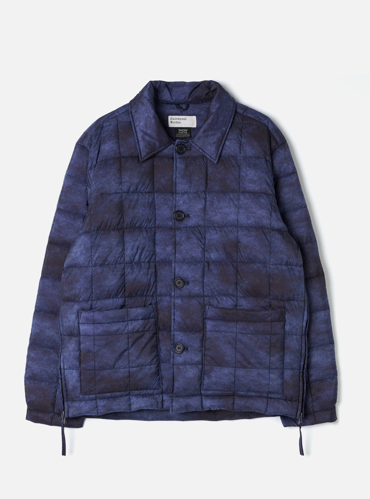 TAION x Universal Works Cloud Camo Nylon Soft Shell Down Rams Jacket