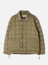 TAION x Universal Works Green Nylon Soft Shell Down Rams Jacket