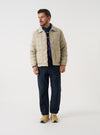 TAION x Universal Works Ice Grey Nylon Soft Shell Down Rams Jacket