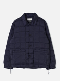 TAION x Universal Works Navy Nylon Soft Shell Down Rams Jacket