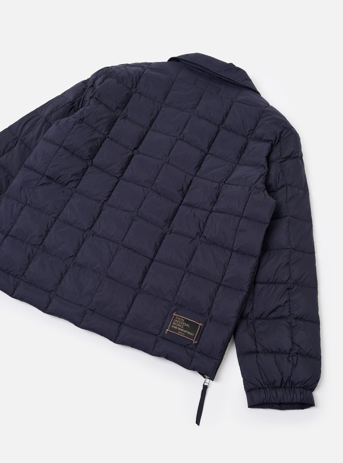 TAION x Universal Works Navy Nylon Soft Shell Down Rams Jacket