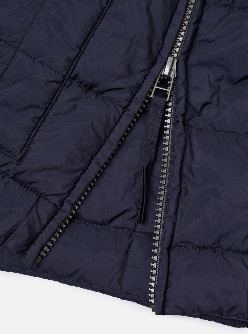 TAION x Universal Works Navy Nylon Soft Shell Down Rams Jacket