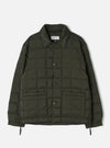 TAION x Universal Works Olive Nylon Soft Shell Down Rams Jacket