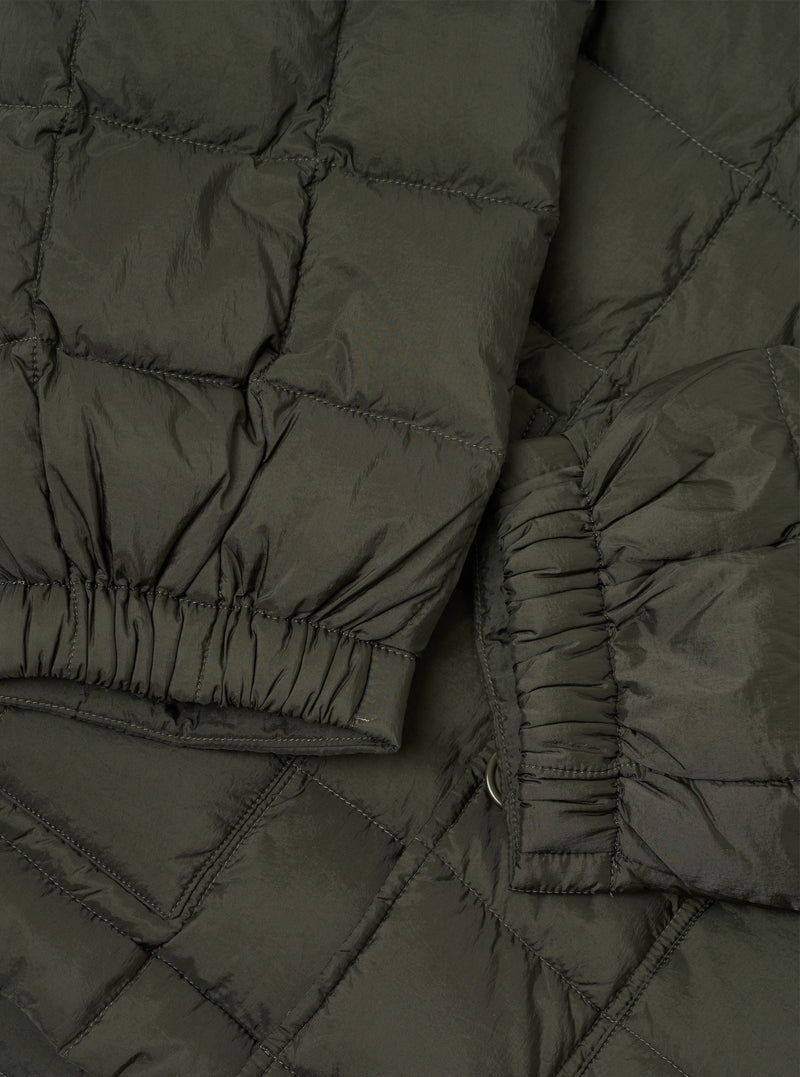TAION x Universal Works Olive Nylon Soft Shell Down Rams Jacket