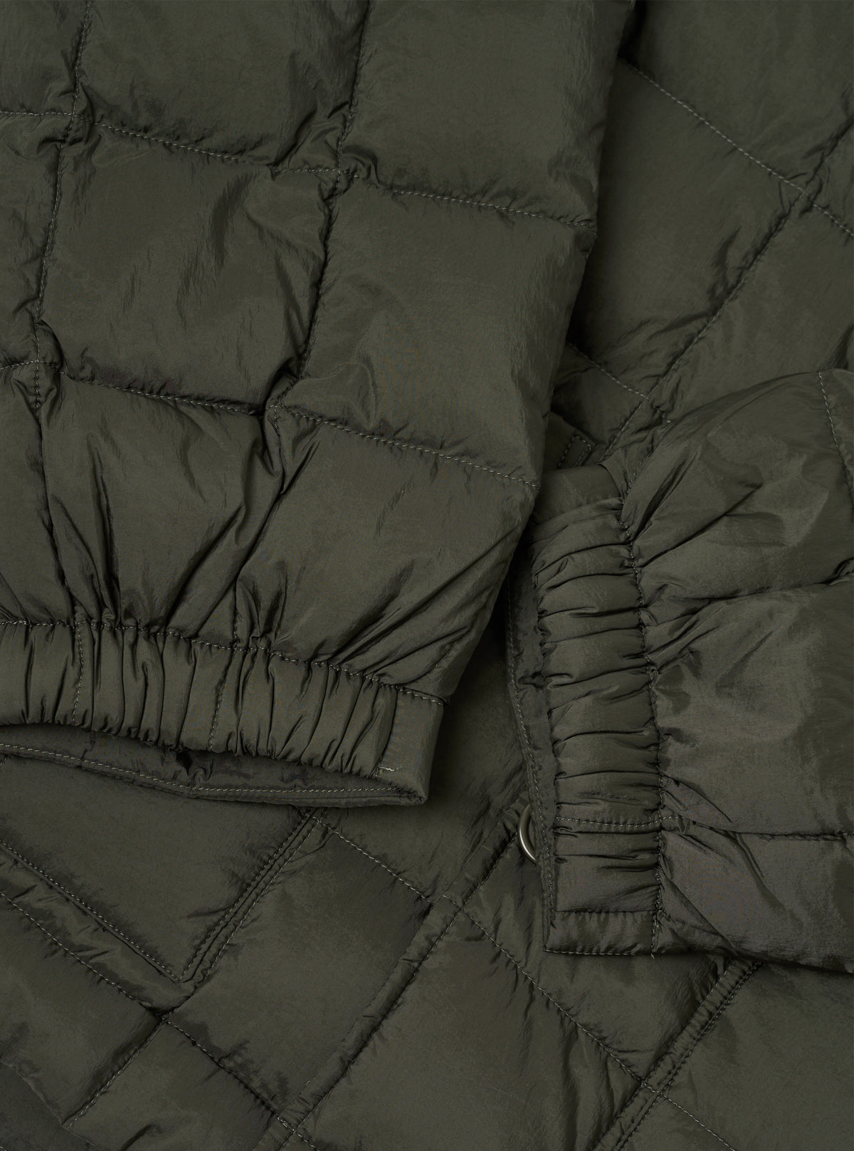 TAION x Universal Works Olive Nylon Soft Shell Down Rams Jacket