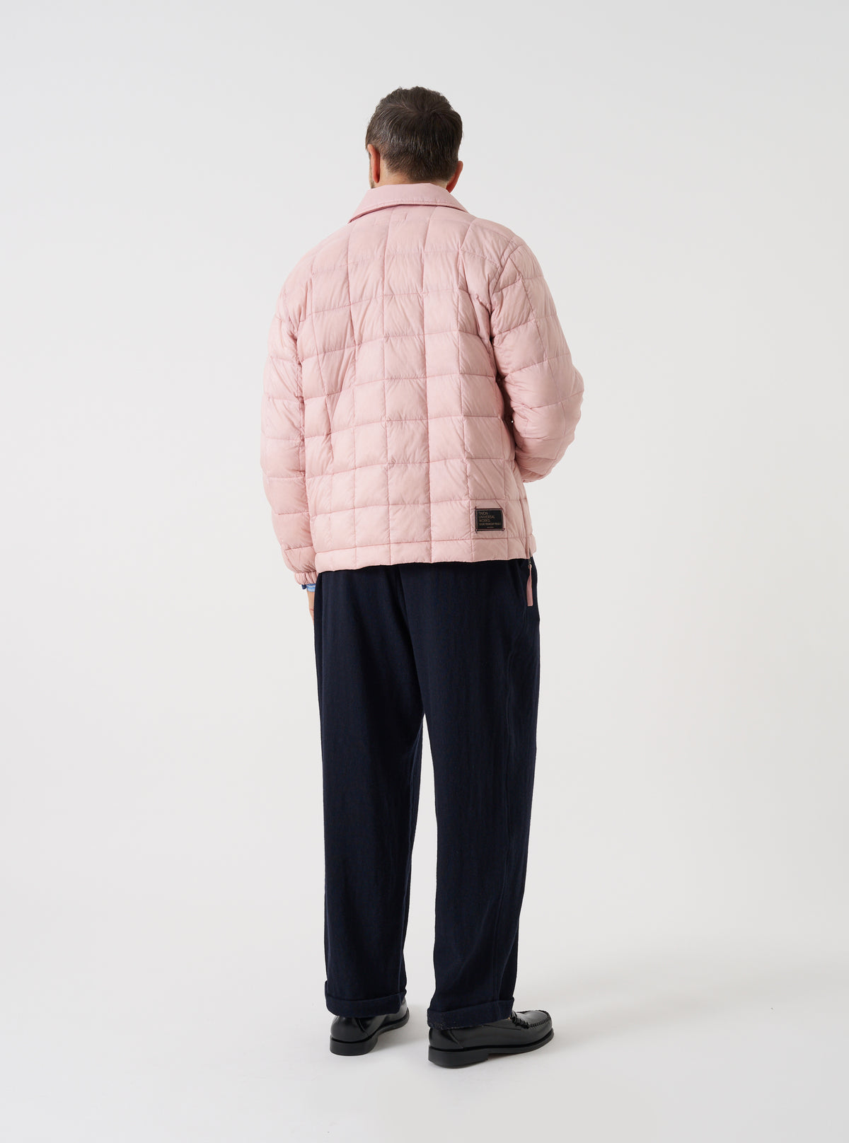 TAION x Universal Works Pink Nylon Soft Shell Down Rams Jacket