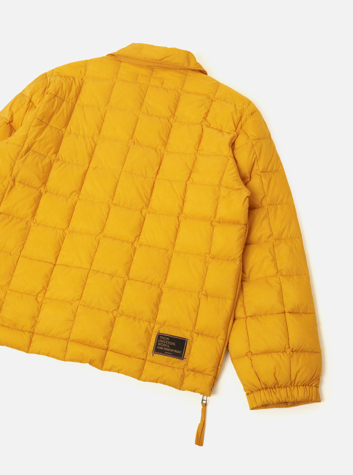 TAION x Universal Works Yellow Nylon Soft Shell Down Rams Jacket
