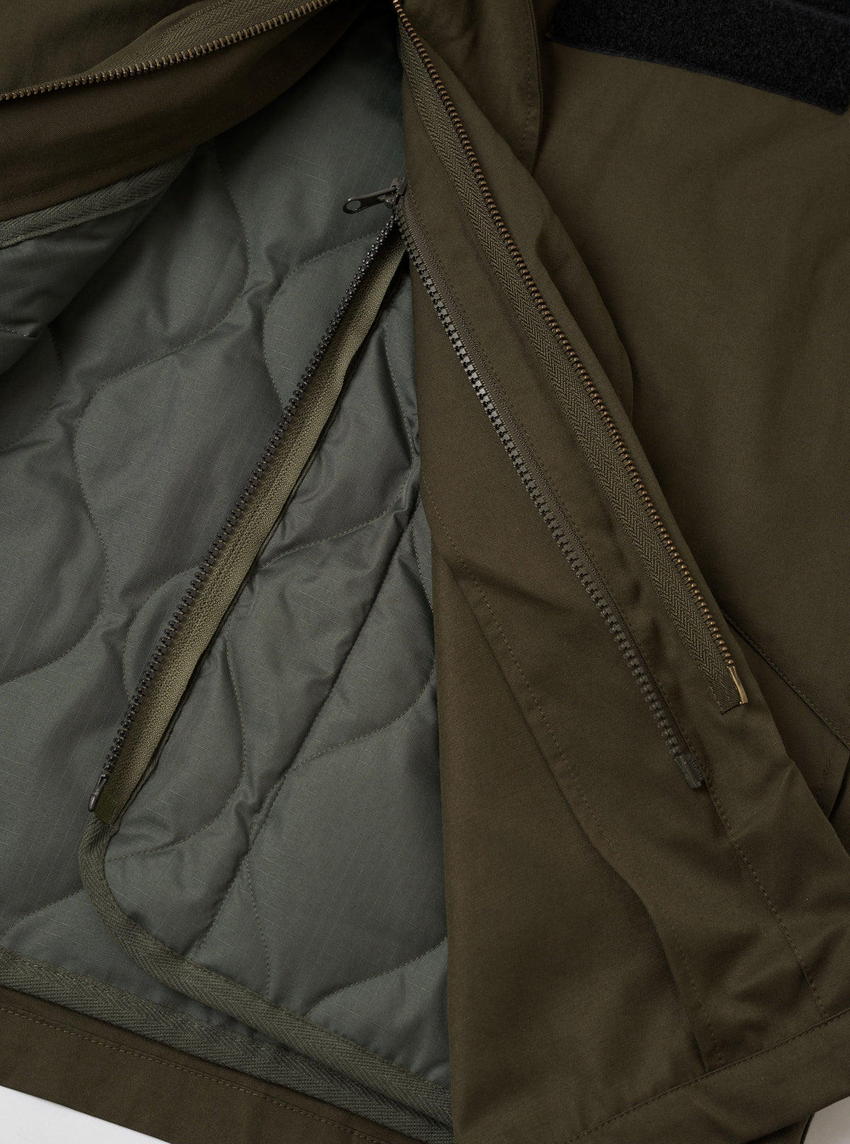 TAION x Universal Works Olive/Olive Twill Down RAF Jacket