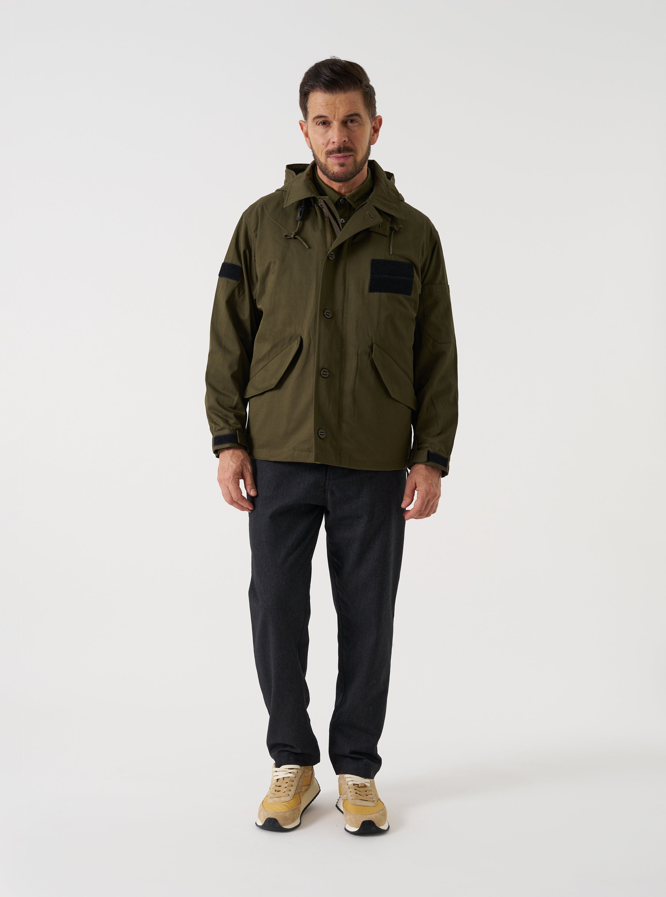 Men's Olive/Olive Taion Twill Down CR RAF Jacket – Universal Works