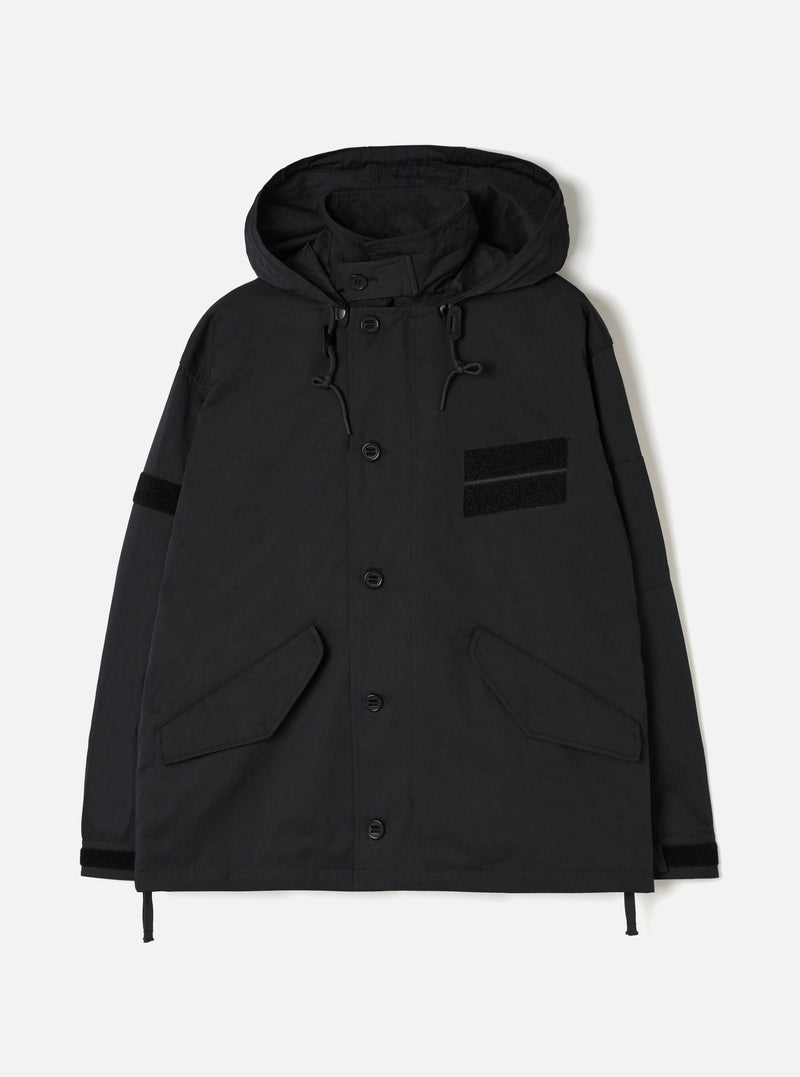 TAION x Universal Works Black/Cloud Camo Twill Down RAF Jacket