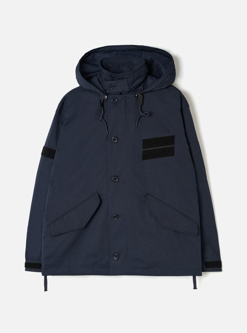 TAION x Universal Works Navy/Cloud Camo Twill Down RAF Jacket