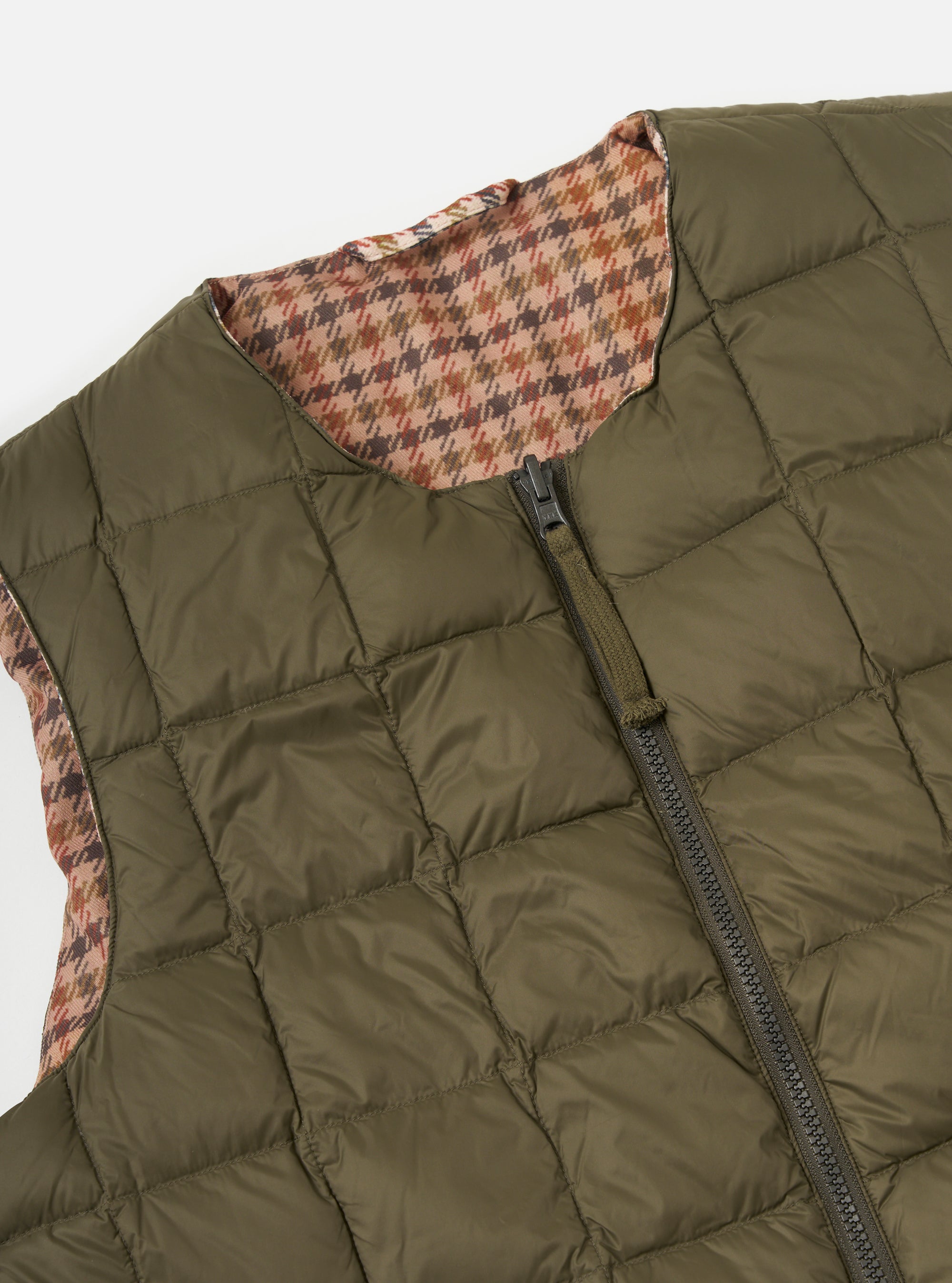 TAION x Universal Works Reversible Dark Olive Military Line Vest