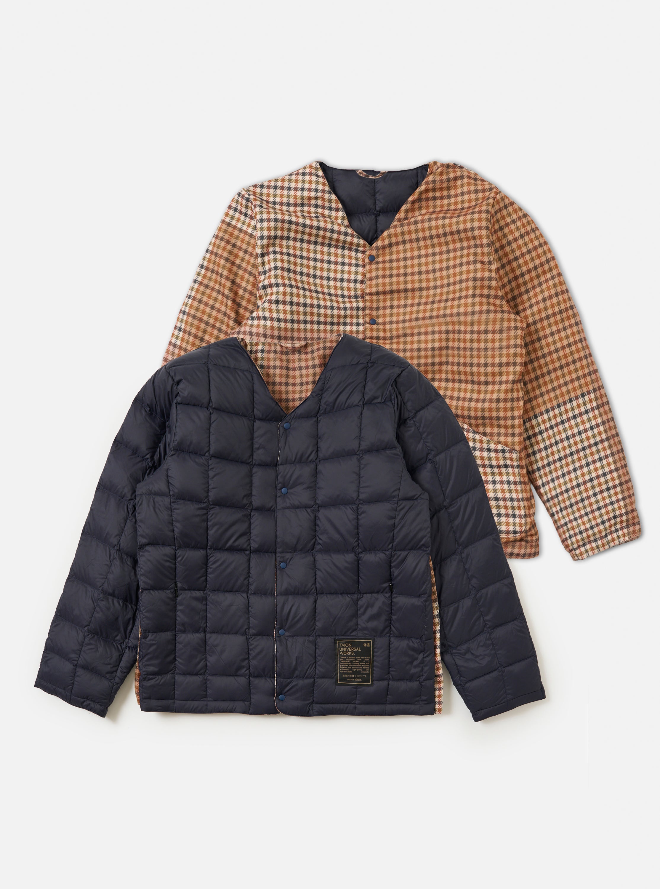 TAION x Universal Works Reversible Dark Navy Military Line Liner Jacke