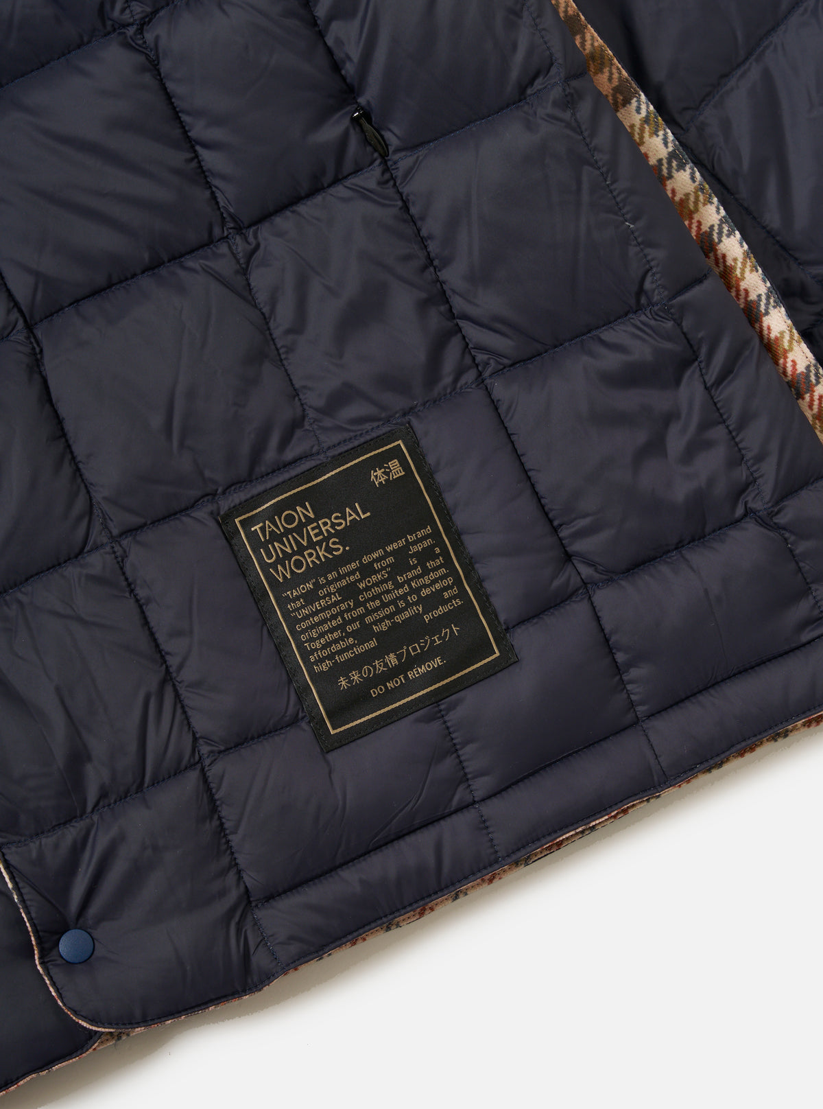 TAION x Universal Works Reversible Dark Navy Military Line Liner Jacket