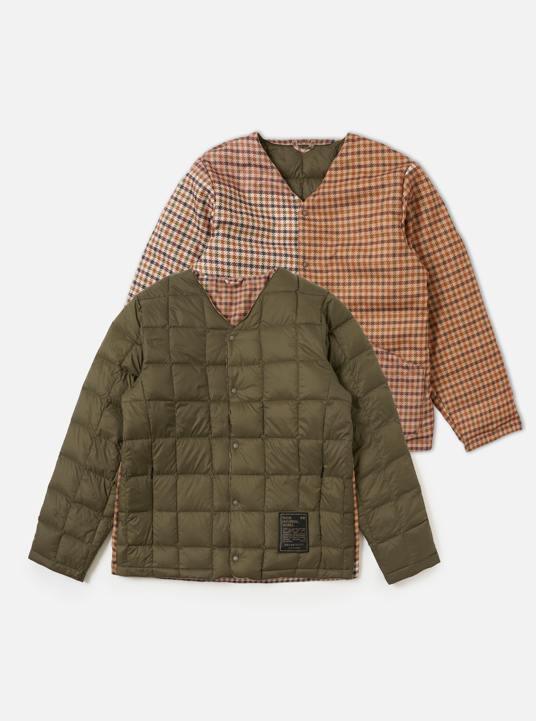 TAION x Universal Works Reversible Dark Olive Military Line Liner Jack