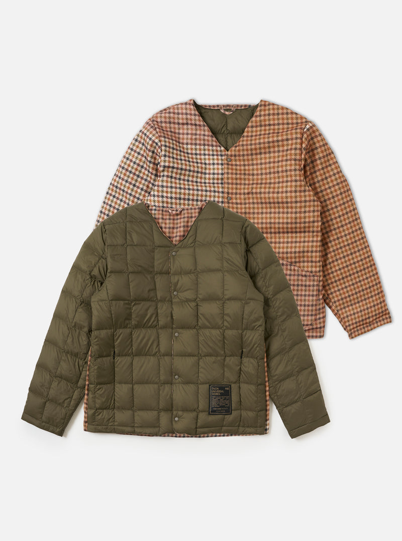 TAION x Universal Works Reversible Dark Olive Military Line Liner Jacket