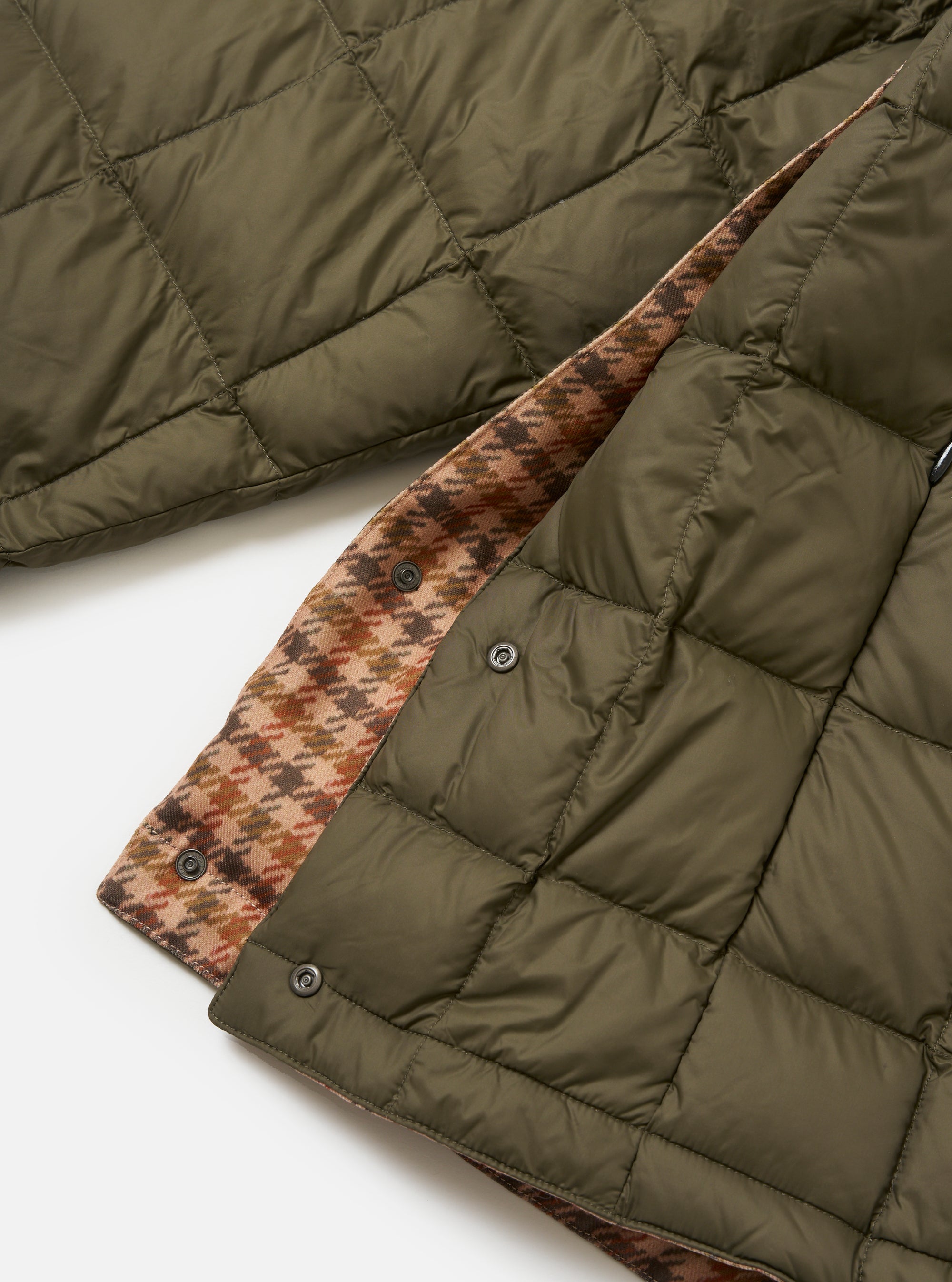 TAION x Universal Works Reversible Dark Olive Military Line Liner Jacket