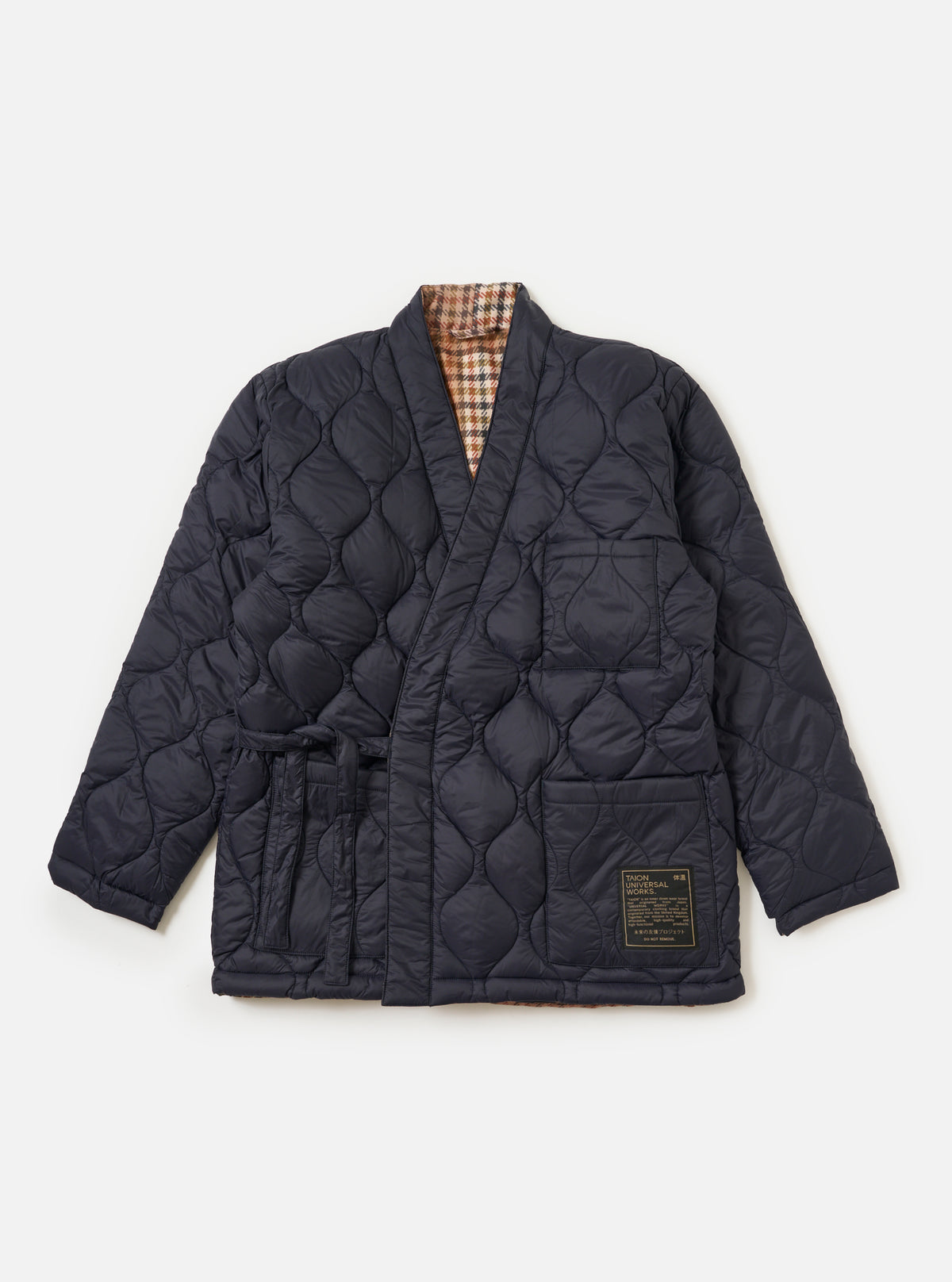 TAION x Universal Works Reversible Dark Navy Military Line Kyoto Work Jacket
