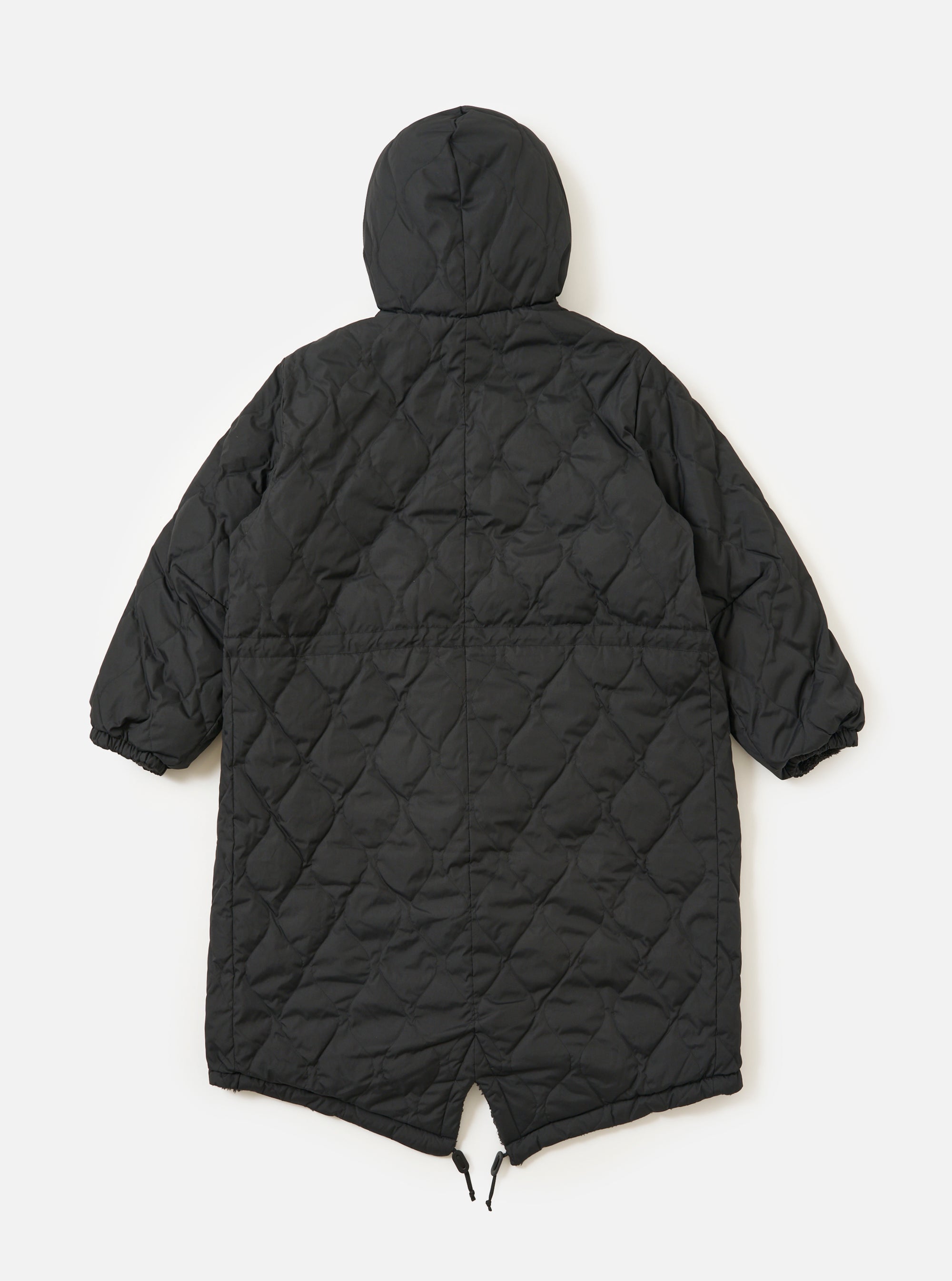 TAION x Universal Works Reversible Black Military Line Sherpa Parka