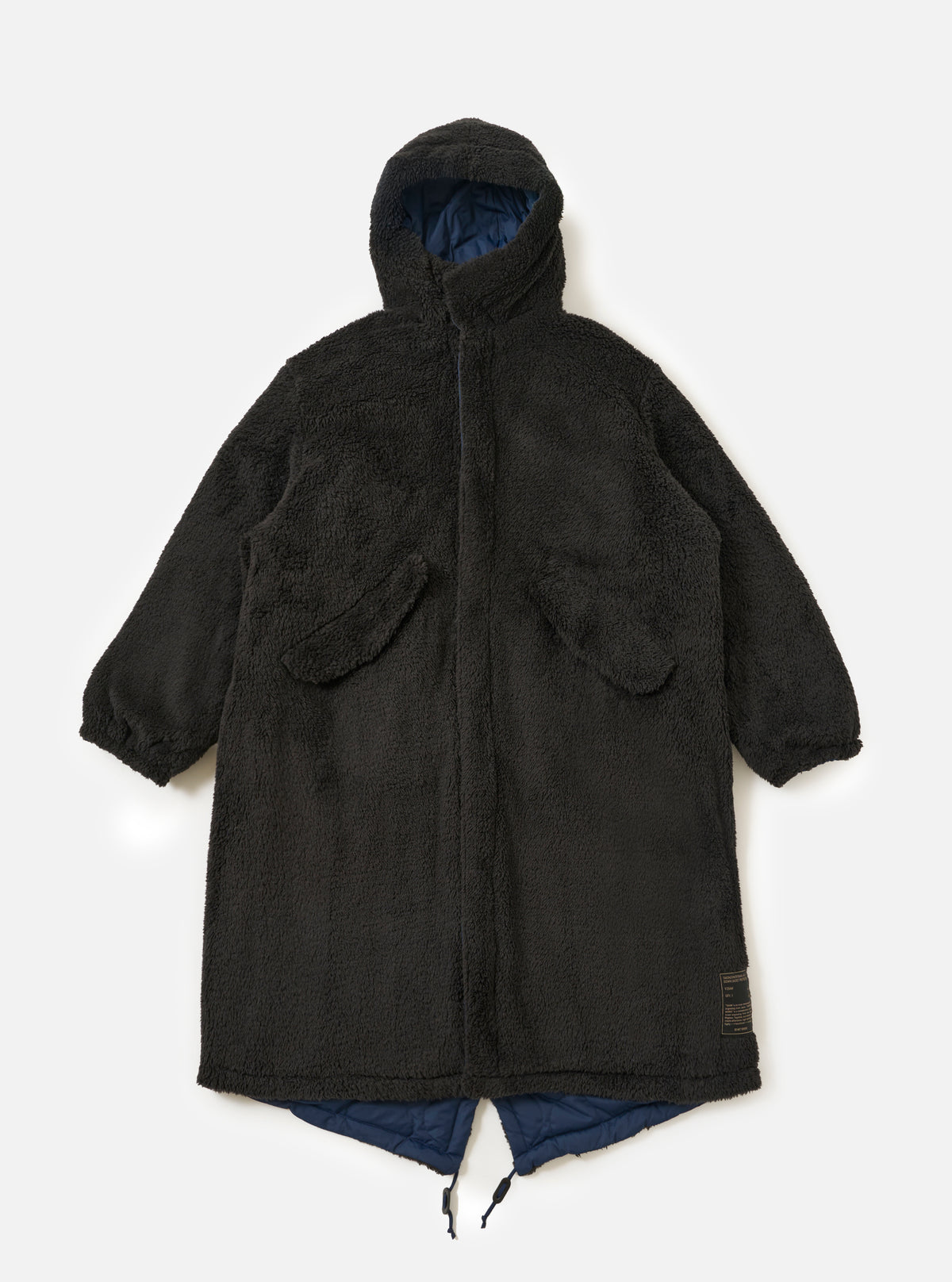 TAION x Universal Works Reversible Dark Navy Military Line Sherpa Parka