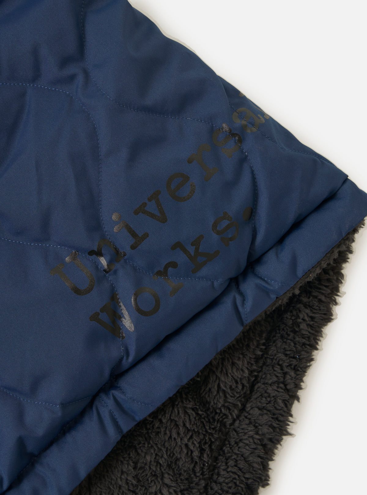 TAION x Universal Works Reversible Dark Navy Military Line Sherpa Parka