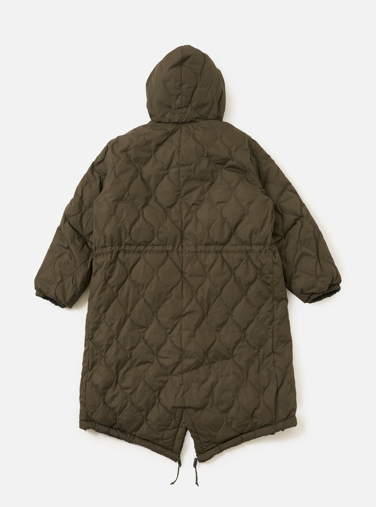 TAION x Universal Works Reversible Dark Olive Military Line Sherpa Parka
