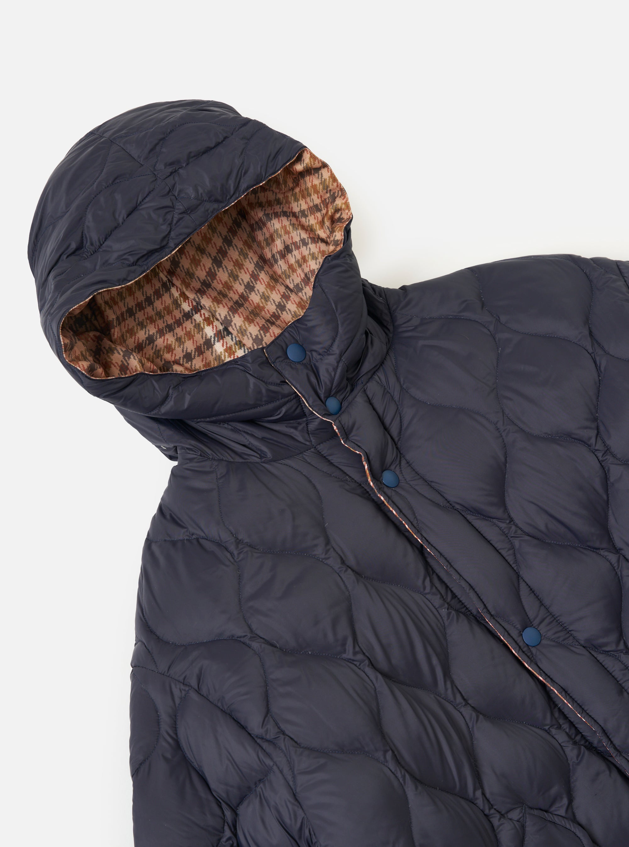 TAION x Universal Works Reversible Dark Navy Military Line Parka