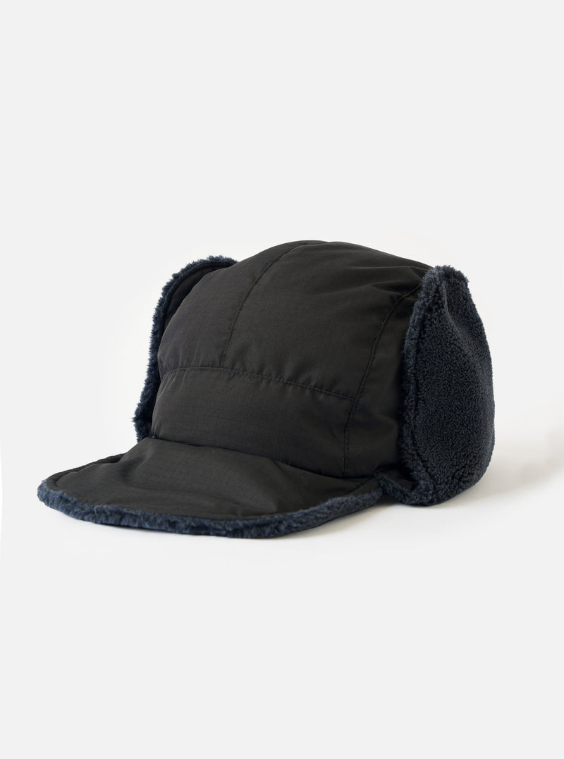 TAION x Universal Works Black/Navy Military Hard Shell Down Reversible Hat