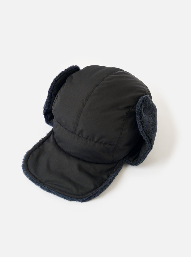 TAION x Universal Works Black/Navy Military Hard Shell Down Reversible Hat