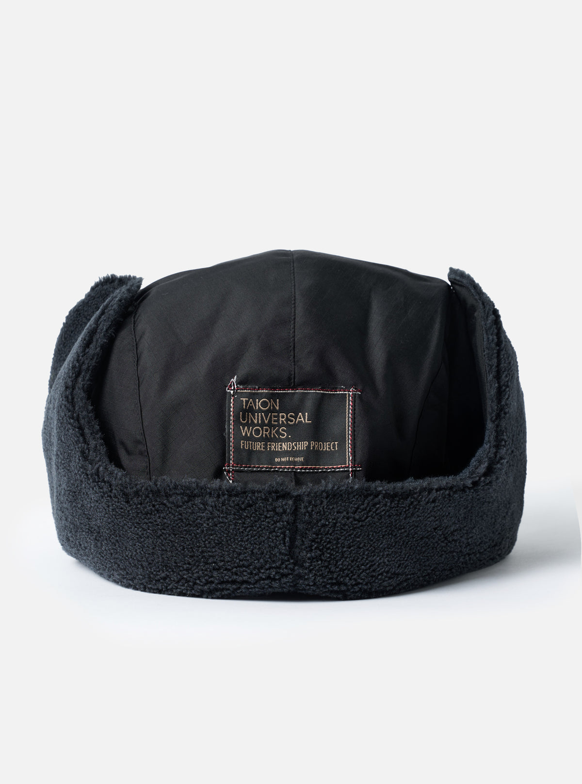 TAION x Universal Works Black/Navy Military Hard Shell Down Reversible Hat