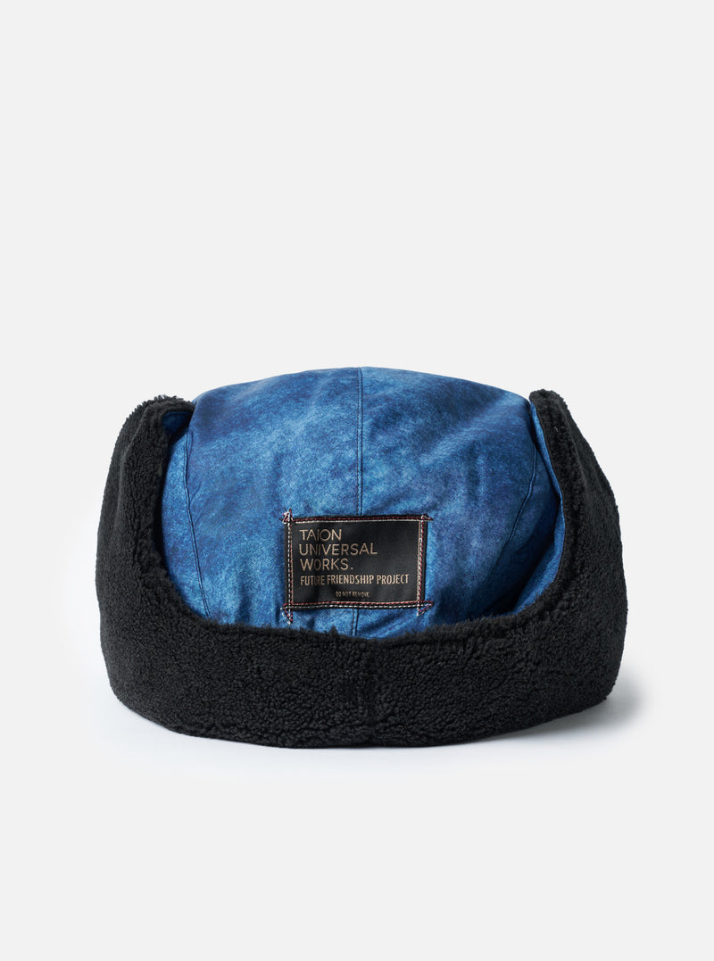 TAION x Universal Works Cloud Camo/Black Military Hard Shell Down Reversible Hat