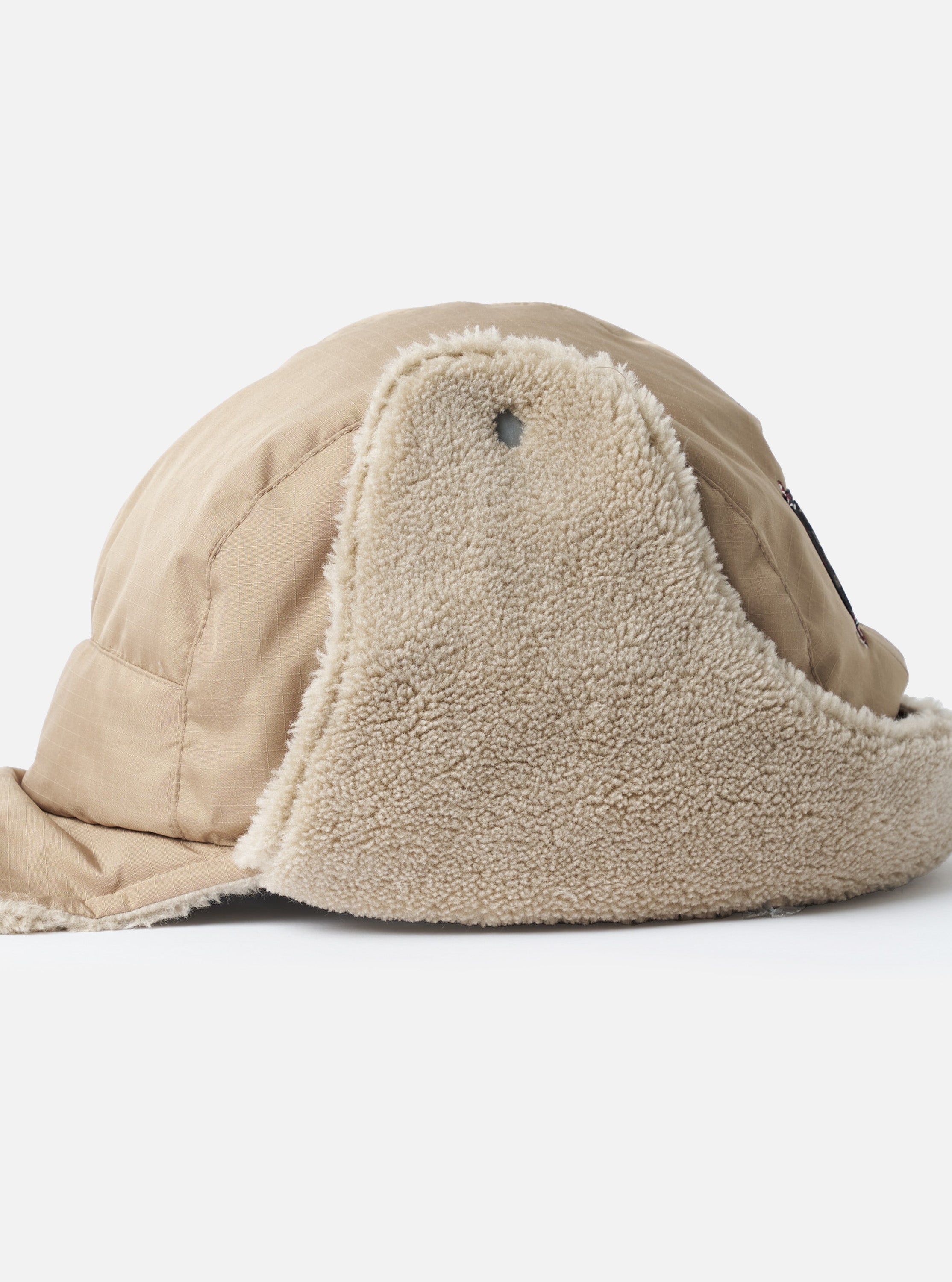 Men's Coyote/Beige Military Hard Shell Down Reversible Hat