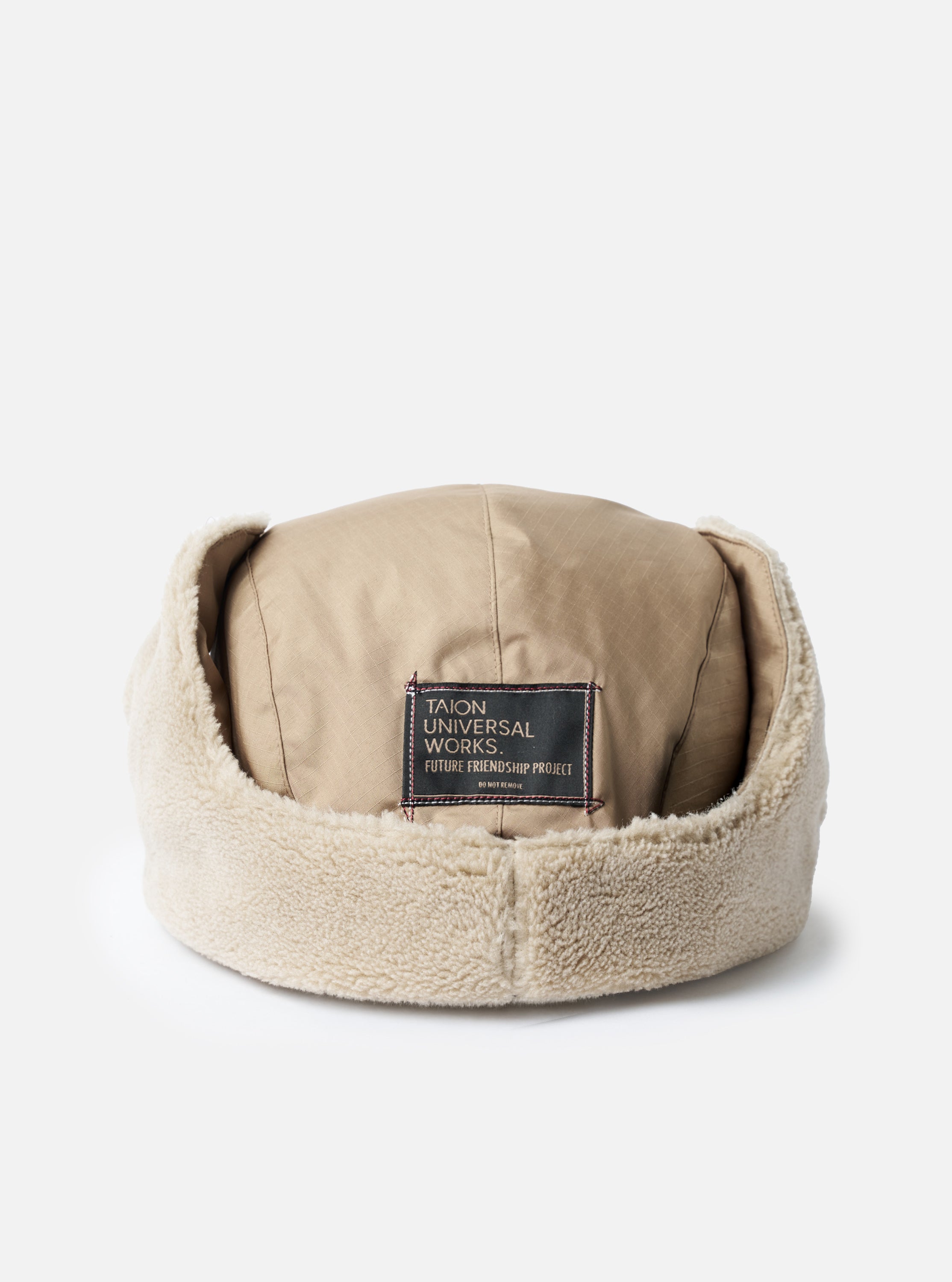 Men's Coyote/Beige Military Hard Shell Down Reversible Hat
