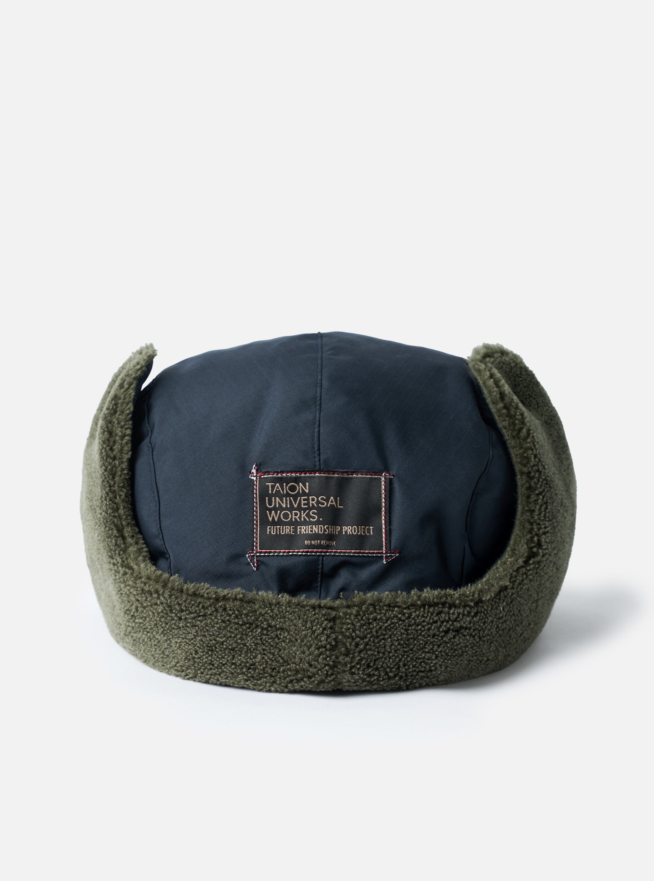 Men's Dark Navy/Olive Military Hard Shell Down Reversible Hat
